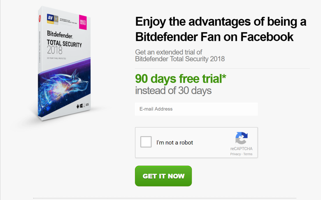 bitdefender premium security 90 days trial