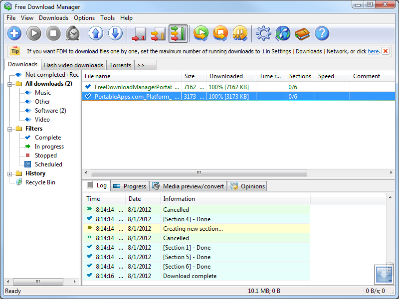 free download manager firefox 10