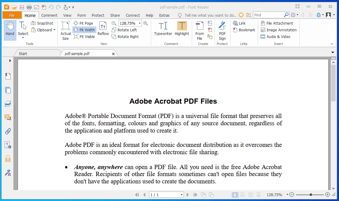 foxit reader pdf printer free